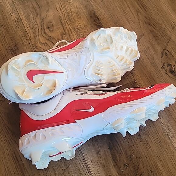 Nike Alpha Huarache Elite 4 MCS Baseball ⚾️ Cleat, Size 14, Red, White, Black main image 6